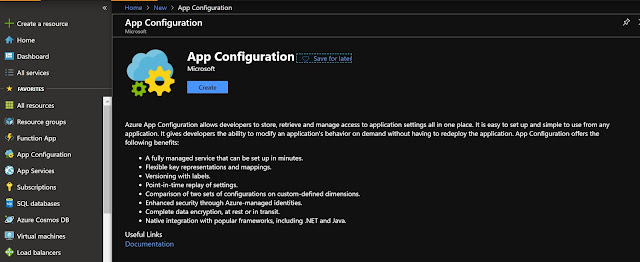 App configuration