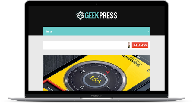 Geek Press Premium Blogger Templates Free Download