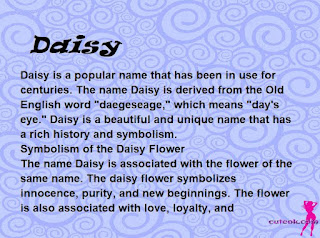 meaning of the name "Daisy"