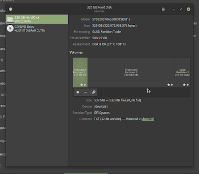 Melihat Kapasitas Harddisk di Linux Mint