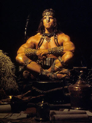 conan the barbarian poster. Scene from CONAN THE BARBARIAN