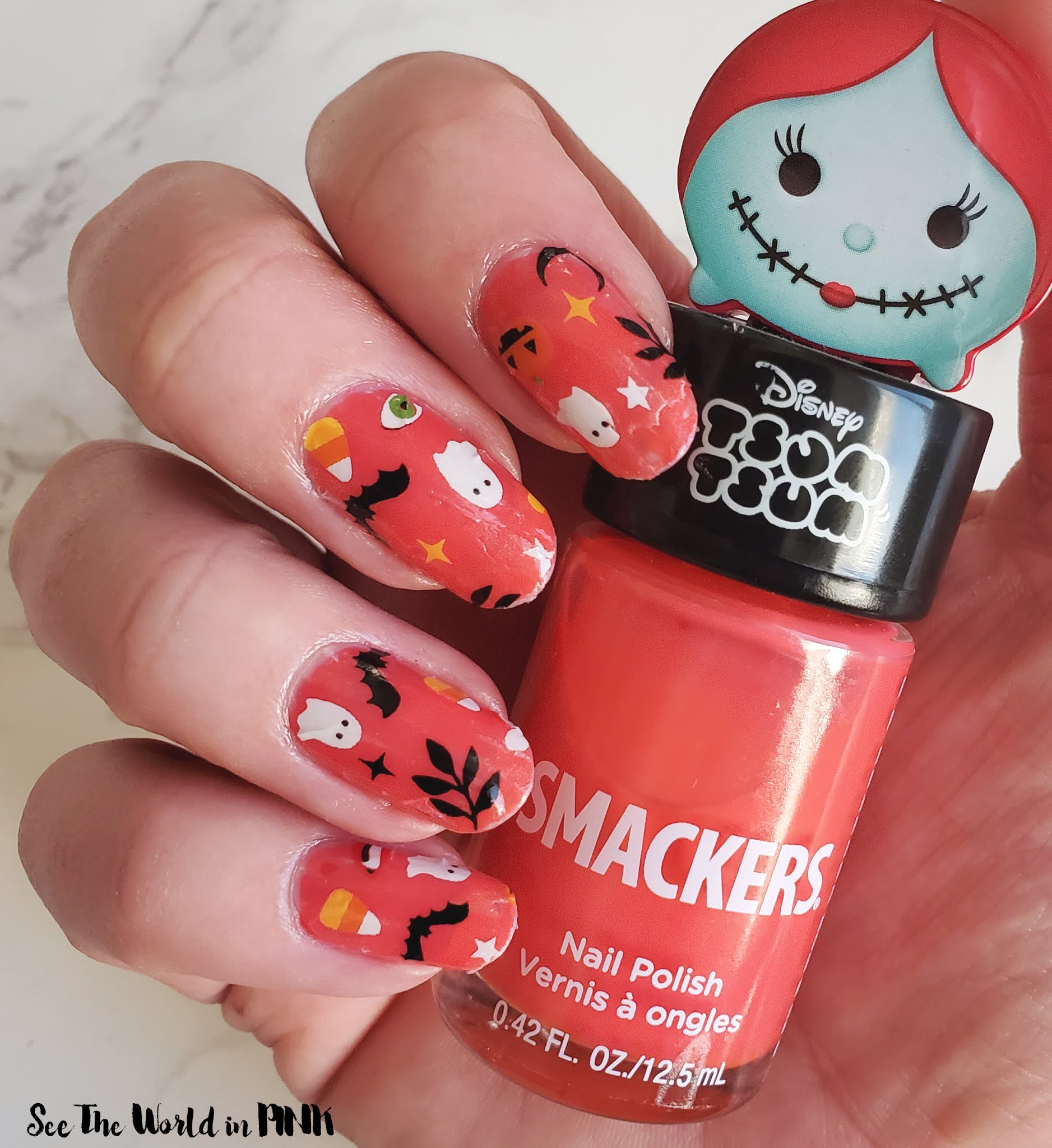 Manicure Monday - Scratch Boo Halloween Nail Wraps