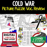 American History Picture Puzzles are great for TEST PREP, UNIT REVIEWS, TEST REVIEWS, and STUDY GUIDES