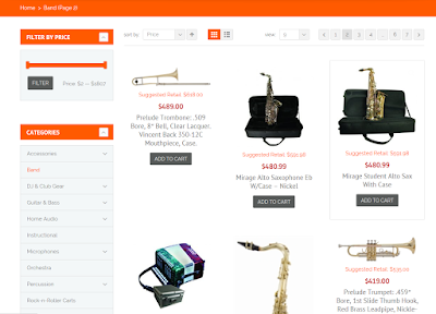 wholesale music instrument retail websites