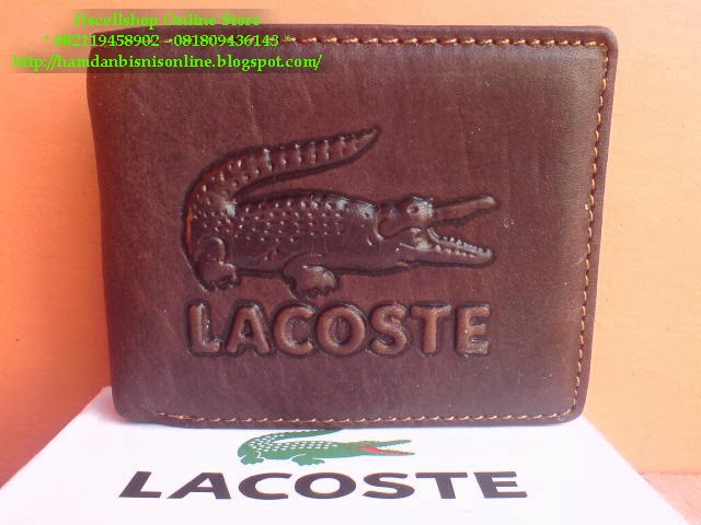 Dompet Pria  Lacoste  Kulit Asli Import code DKS332 hscellshop