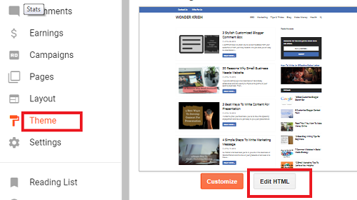 How To Create Static Home Page In Blogger