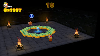 on one of the safe floors (floor #10), which has a circular turnip patch and a pickaxe in the middle. the coin counter spells "1337"