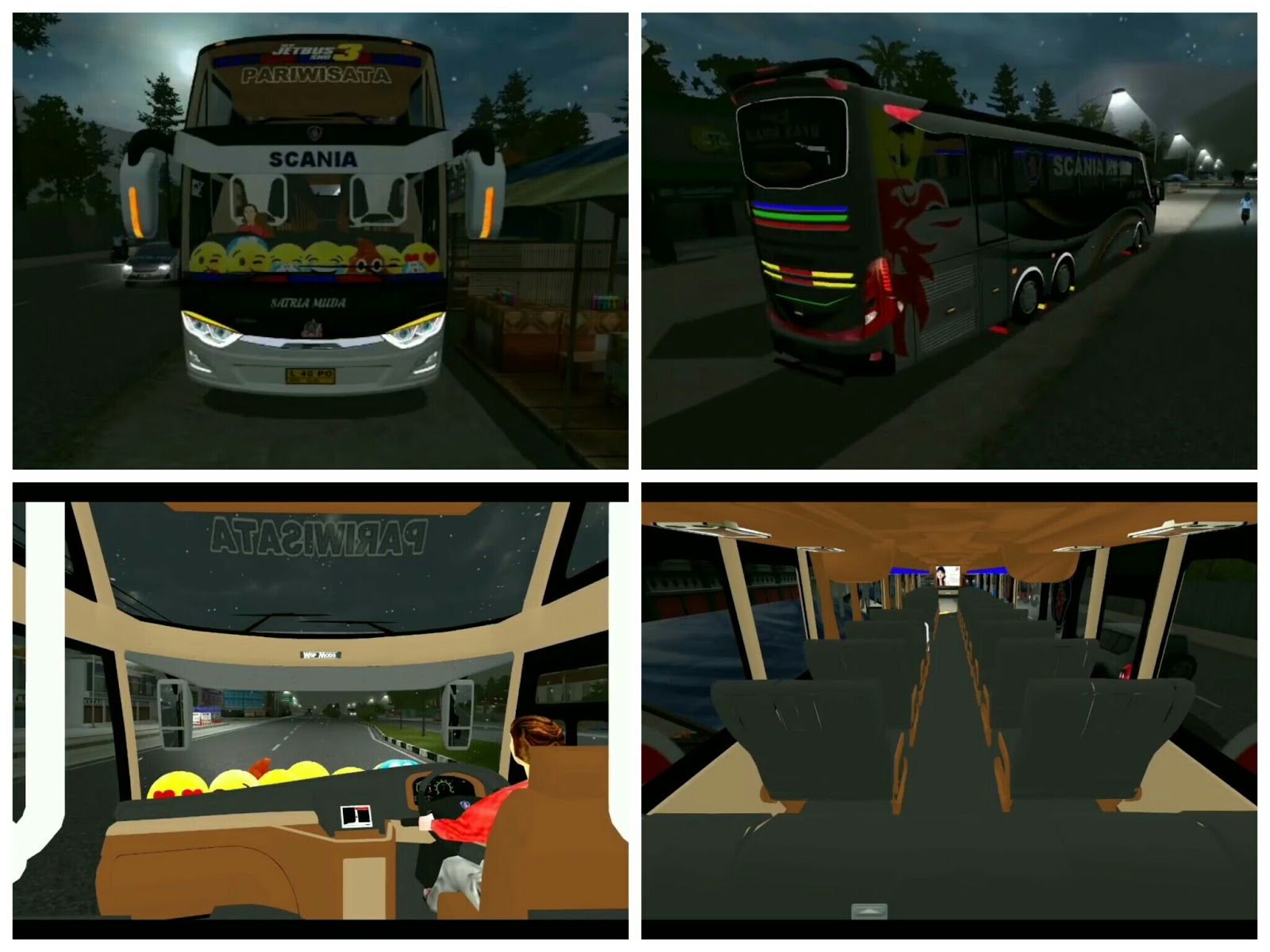 Livery Bussid Shd Full Stiker Kaca : Livery Shd Po Haryanto Cho Android Táº£i Vá» Apk - Sebelum ...