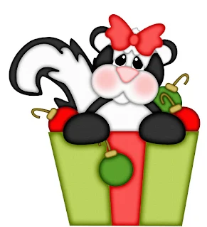 Clipart de Animalitos en Navidad