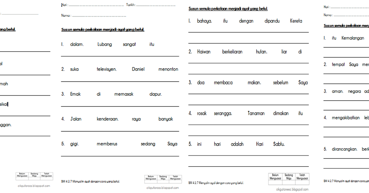 Soalan Bahasa Inggeris Tahun 5 Kertas 2 - Selangor w