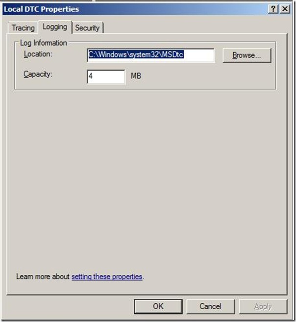 DTC Logging