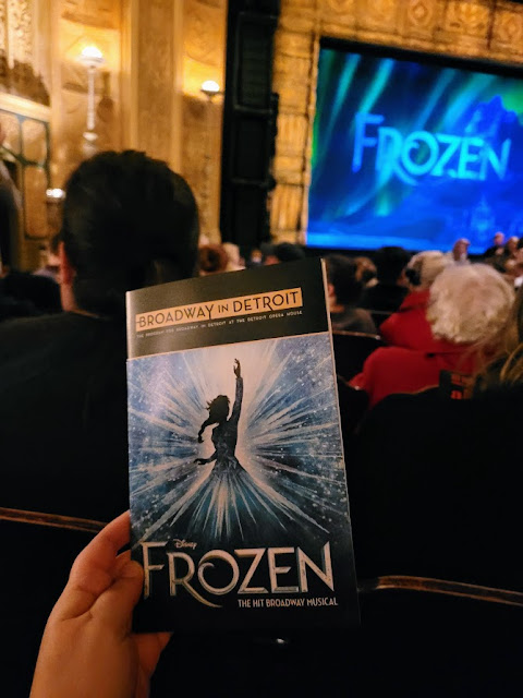 Frozen musical at Detroit Opera House