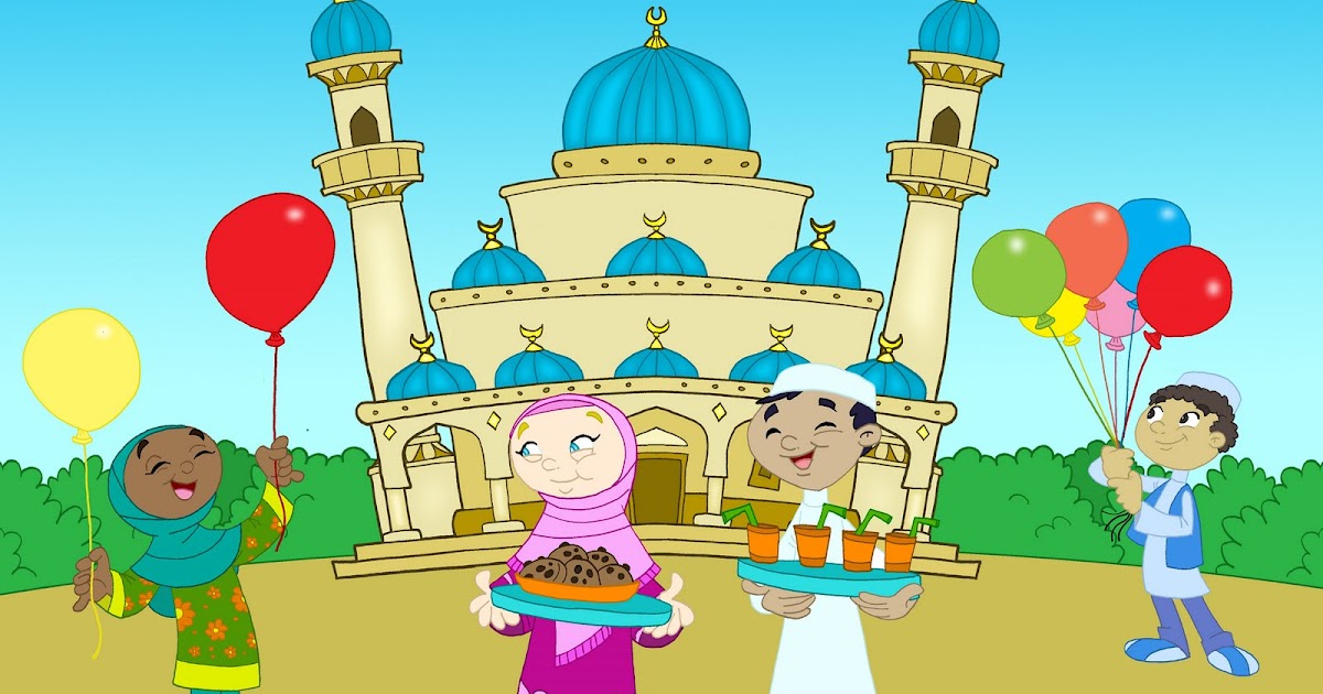 WALLPAPER KELUARGA  MUSLIM  KARTUN Gambar Kartun Lucu dan 