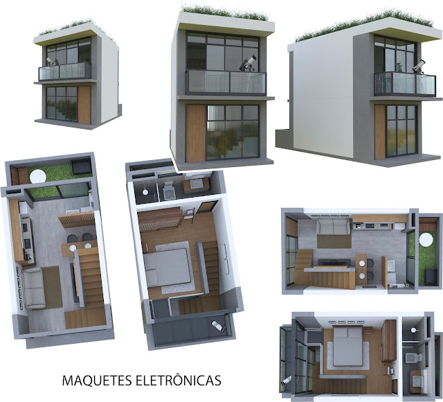 PROJETO 3D DE KITNET