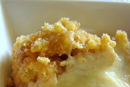 Easy Apple Crumble with Vanilla Custard Sauce