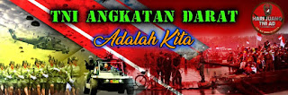 TEMA, BANNER, DAN GAMBAR LOGO HARI JUANG KARTIKA TNI AD Ke-74 TAHUN 2019 INDONESIA