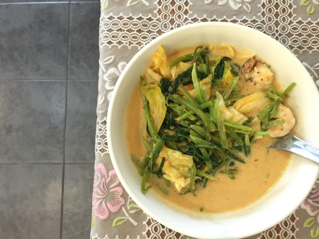 Amy Heritage Nyonya Cuisine - Kangkung Kobis Keledek Masak Titik Lemak