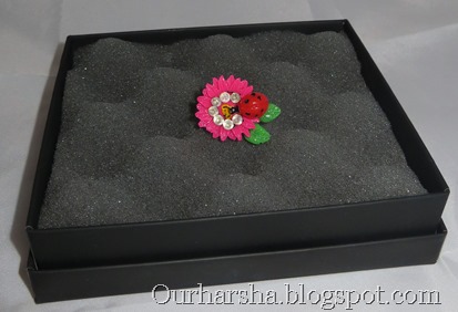 Resin Ladybird Flower Leaf Ring (7)