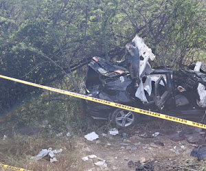 Accidente deja un muerto y varios herido proximo al cruce de Vicente Noble.