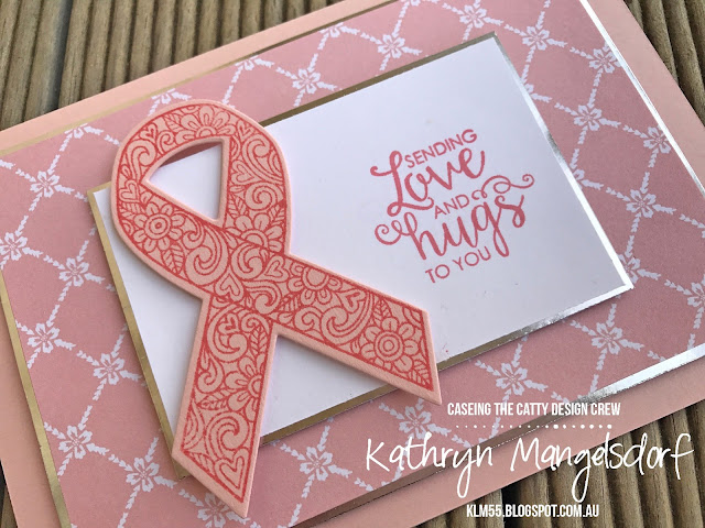 Stampin' Up! Ribbon of Courage and Support Ribbon Framelits created by Kathryn Mangelsdorf 