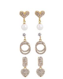 CZ Pearl Earring