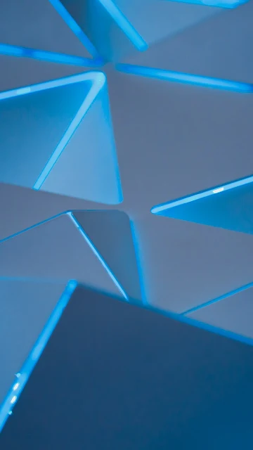 Abstrato Polígonos Azul