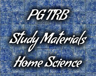 PGTRB Home Science Study Materials Download