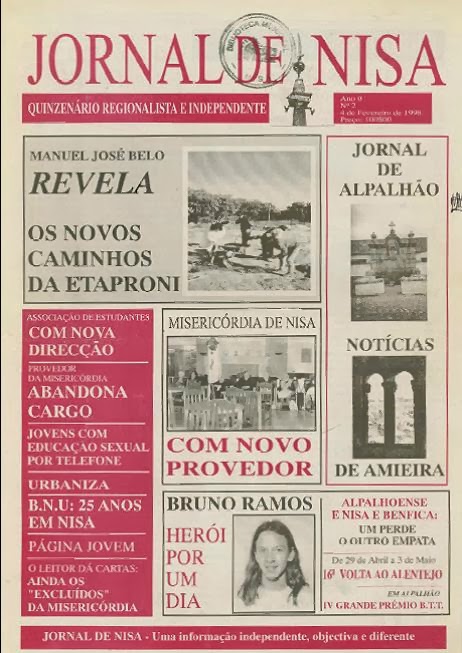 CAPAS DO JORNAL DE NISA