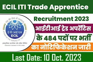 ECIL ITI Trade Apprentice Jobs 2023: Apply Now for 484 Vacancies