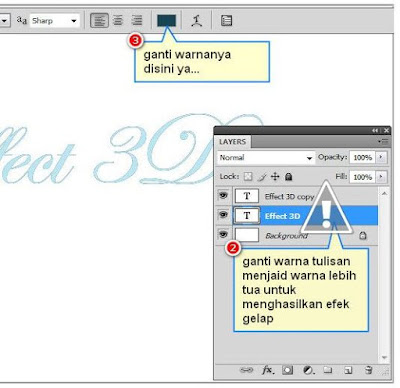  karena kamu tidak harus terlibat dalam lapisan layer dan filter yang berlipat Cara membuat tulisan 3d di photoshop, mudah dan simple semua pasti bisa