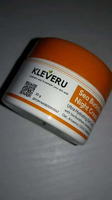 Kleveru Night Cream Ingredients