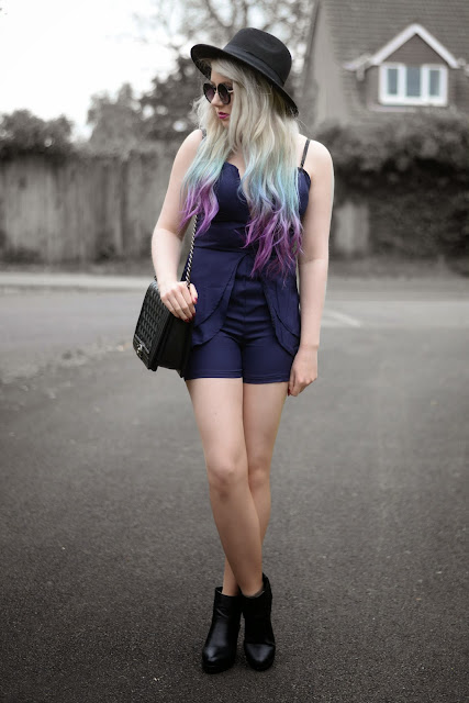 Sammi Jackson - Blue Playsuit