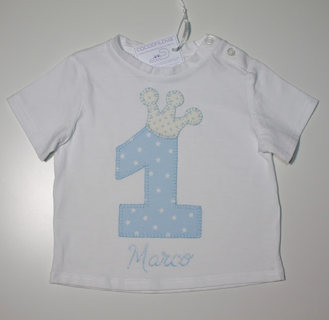 camiseta cumpleaños 1 año