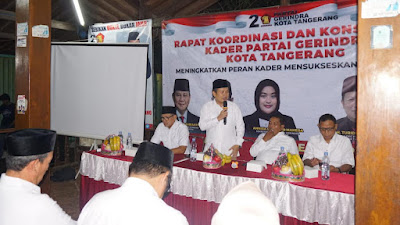 Ketua DPC Partai Gerindra kumpulkan Bacaleg Kota Tangerang