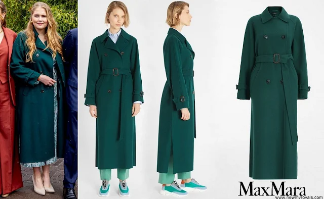 Princess Amalia wore Weekend Max Mara Potente Classic Belted Wool Coat