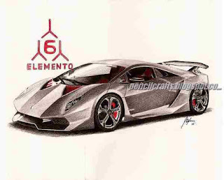 Lamboghini drawing adn sketches