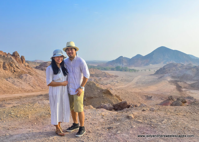 Ed and Lady in Sir Bani Yas