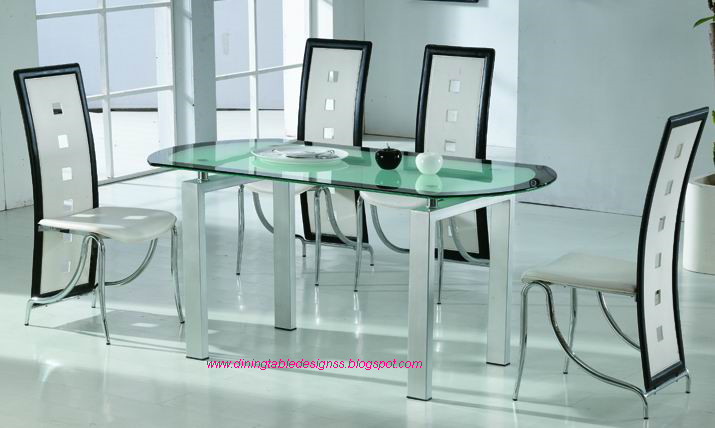 Modern Glass Dining Table base is made of a mixture of cement and organic