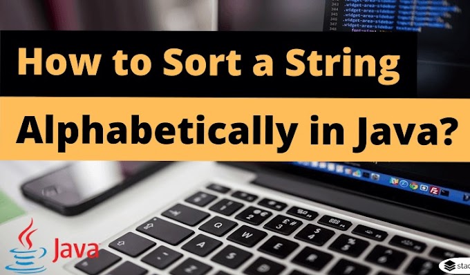 Java Program to Sort Strings in an Alphabetical Order
