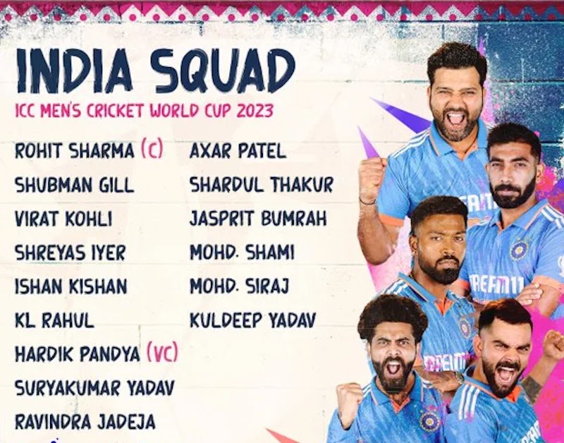 cricket world cup 2023 schedule india