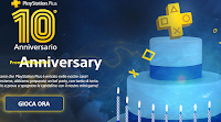 Logo ''PS Plus Anniversary '': vinci gratis 130 abbonamenti digitali