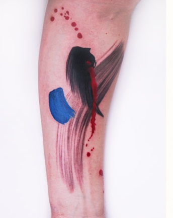 Amanda Wachob abstract tattoos