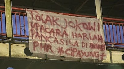 Cipayung Plus Riau Gelar Aksi Tolak Jokowi Upacara di PHR