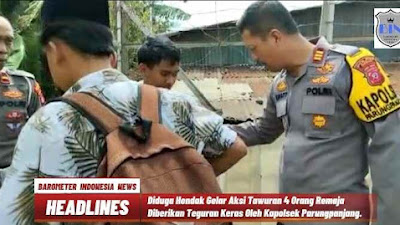 Diduga Hendak Gelar Aksi Tawuran 4 Orang Remaja Diberikan Teguran Keras Oleh Kapolsek Parungpanjang Polres Bogor Polda Jabar