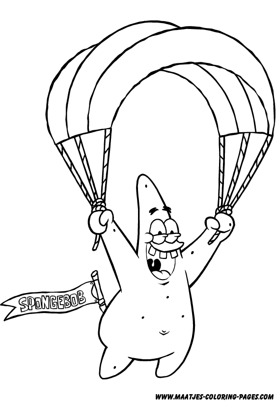 Spongebob Coloring Pages Happy Birthday. PRINT THIS PAGE