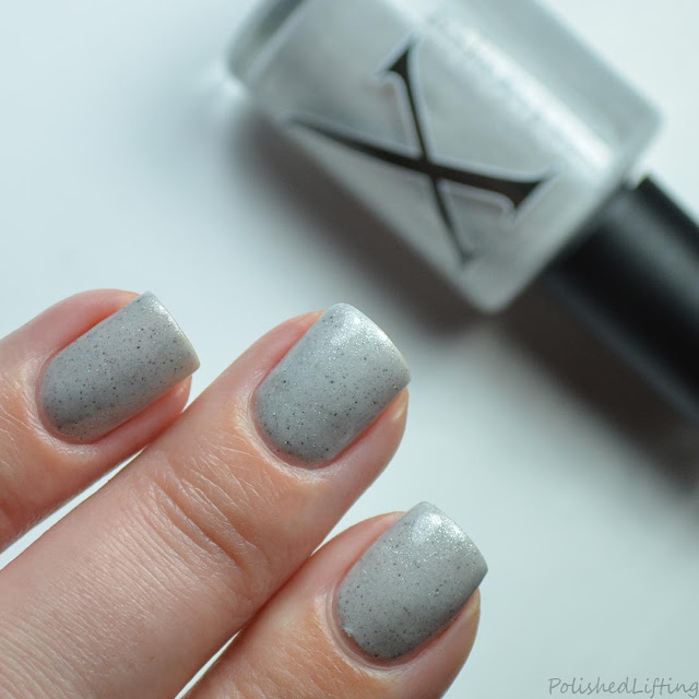 light gray nail polish