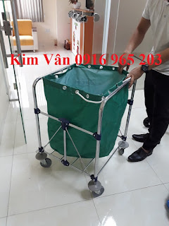 Xe gom đồ vải dơ bệnh viện tại tp hcm