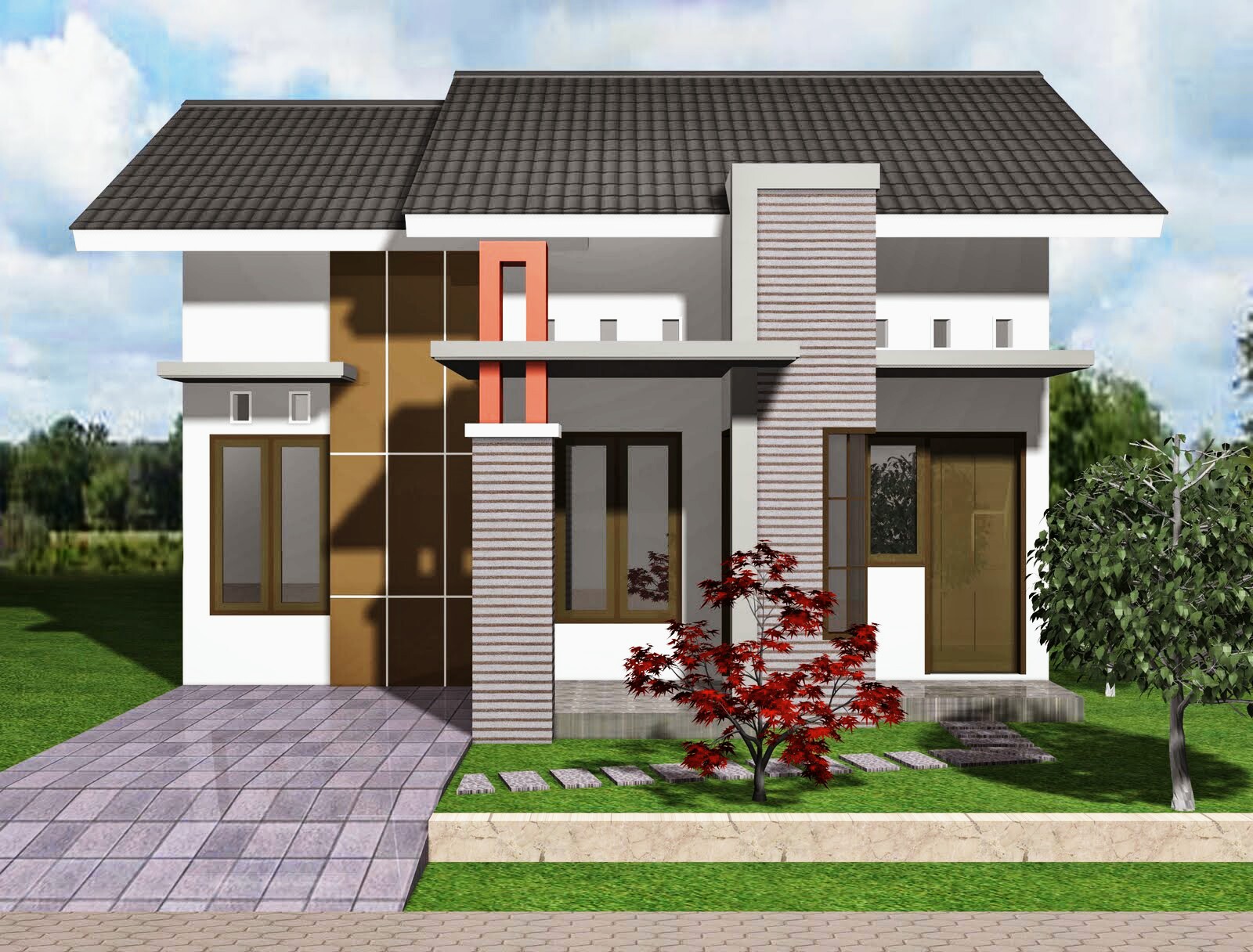 40 Desain Rumah Minimalis Type 36 Terbaru