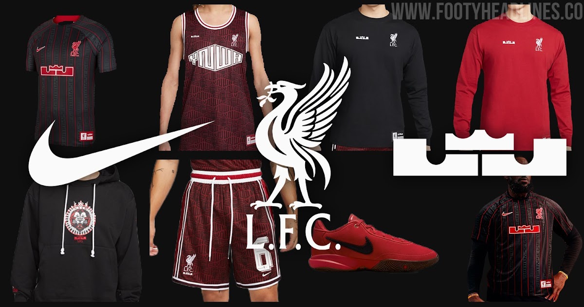 Lakers star LeBron James collabs with Liverpool to drop spiffy new