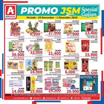 #Alfamidi - #Promo Katalog JSM Periode 29 Nov - 01 Des 2019